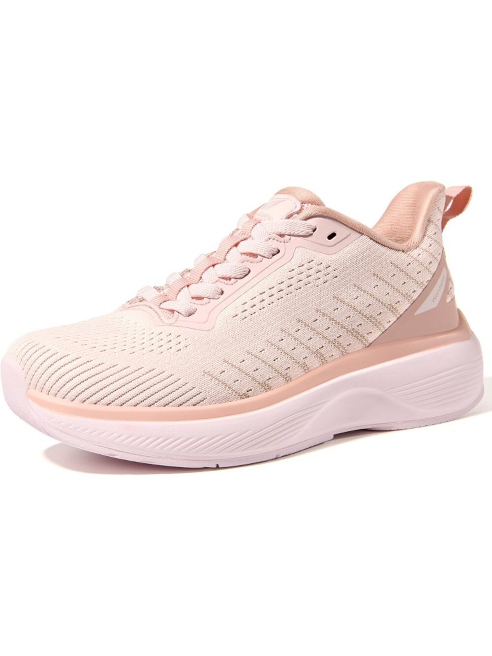 Women's Pink Comfortable Rebound Running Tennis Shoes Athletic Fashion Sneakers